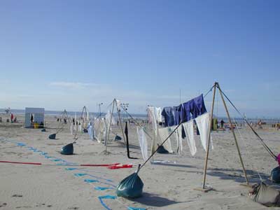Avec le vent et le soleil, c'est une bonne mthode pour scher son linge