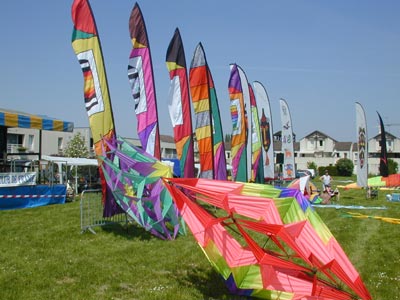 Les bannires taient nombreuses et colores