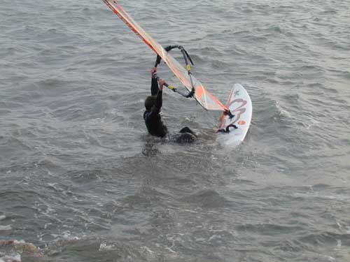Sortie de l'eau