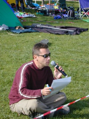 Christophe au micro