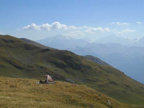 Bivouac au col